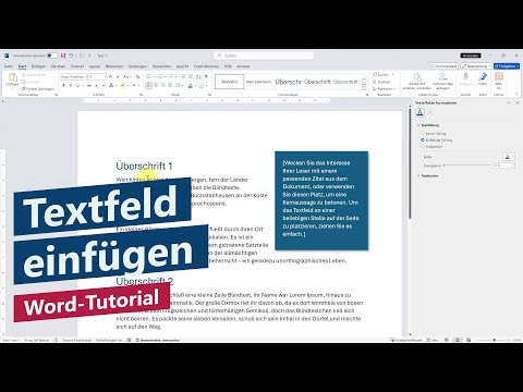 Create and customize a text box – Word tutorial