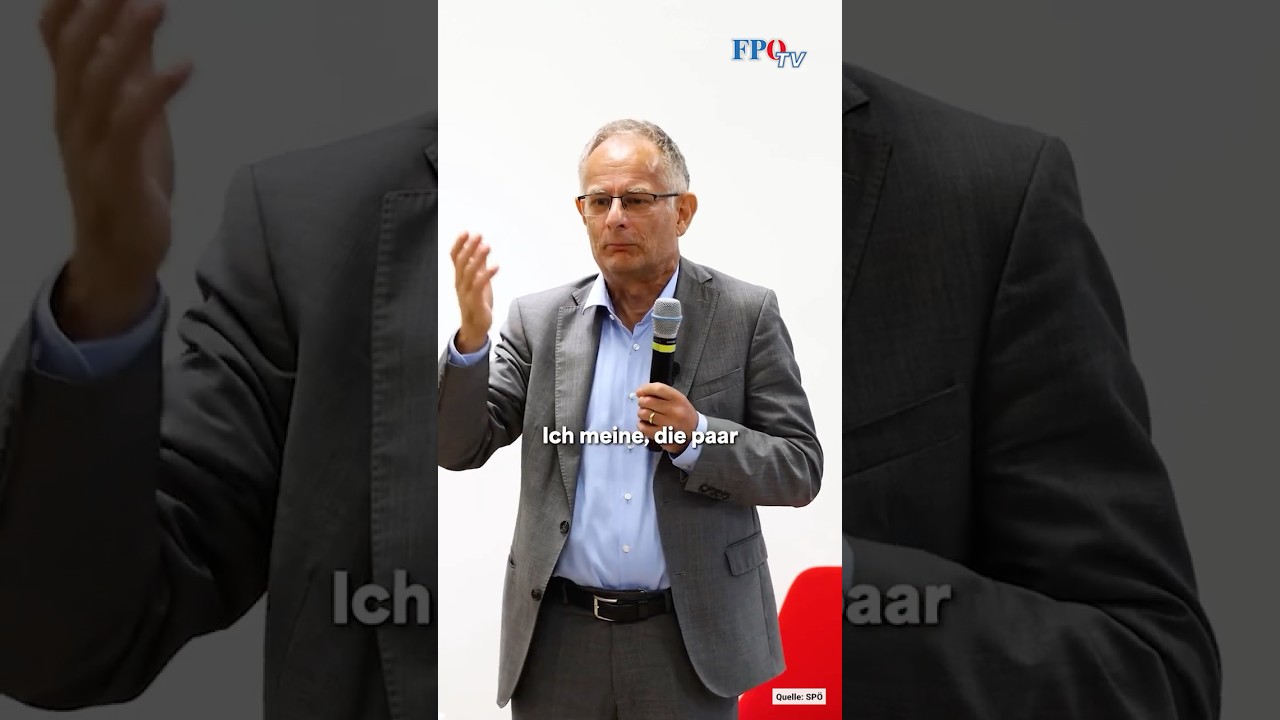 So verhöhnt euch SPÖ-Minister Marterbauer. Müsst ihr gesehen haben!