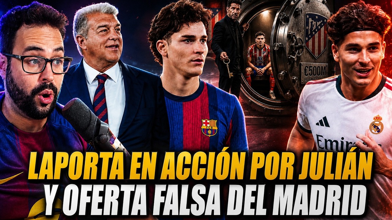 🚨LAPORTA ENTRA en ACCIÓN por JULIÁN ÁLVAREZ ¡LLAMA al AGENTE! - CONFIRMAN OFERTA FALSA del MADRID