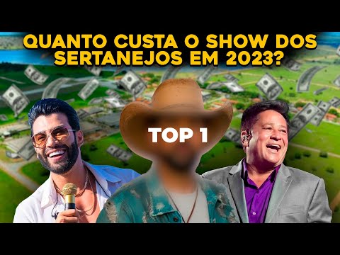THE VALUE OF THE FEES OF THE 5 GREATEST SERTANEJO SINGERS IN 2023 HAS BEEN LEAKED