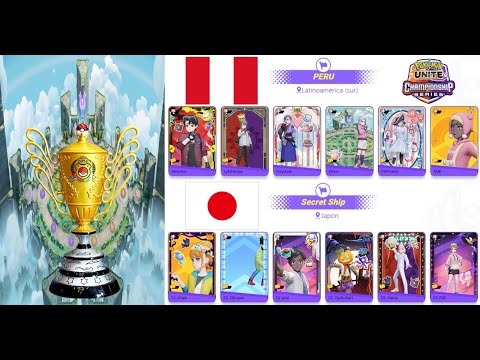 PERU vs SECRET SHIP World Championships Day 1 2023 Pokémon UNITE Championship Series 2ND ANNIVERSARY