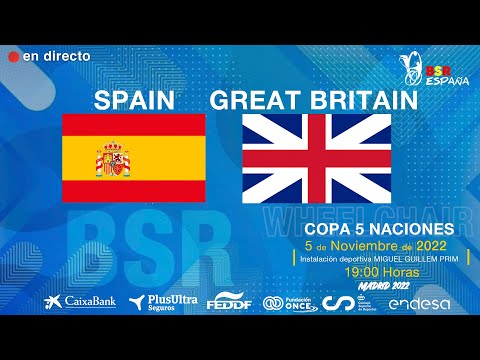 5 Nations Cup Madrid 2022 | Partido 8 | España - Gran Bretaña