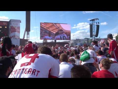 VFB vs. FWK - Public Viewing - Fans stürmen Spielfeld #01 (2017 live @ Wasen - Stuttgart)