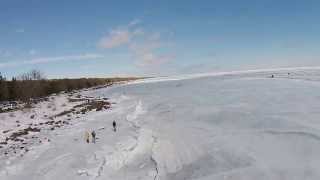 preview picture of video 'Lake Superior Ice Fishing'
