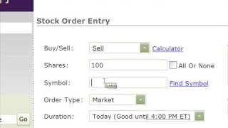 Stock Trading Basics - "Sell Stop" Orders