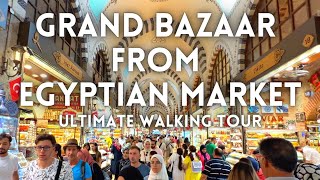 Istanbul Grand Bazaar Walking Tour 2023