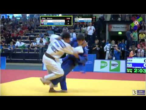 Judo 2016 European Championships Cadets: Hayrapteyan (ARM) - Tlishev (RUS) [-50kg] bronze
