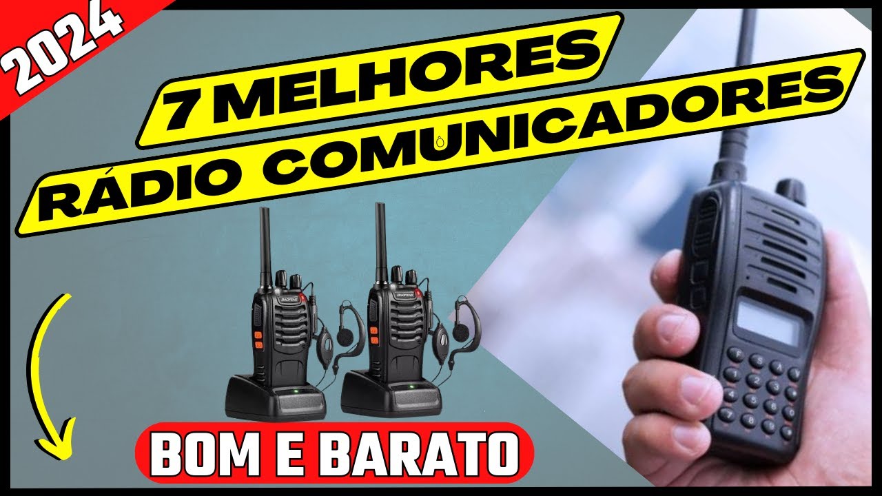 🔴 TOP 7! Rádio Comunicadores! Qual Melhor Rádio Comunicador? COMPRAR Rádio Comunicador!!