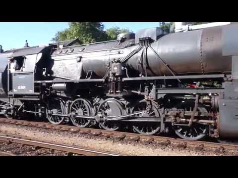 VSM lok 52 3879 op de Koningslijn van Apeldoorn naar Dieren. 19-7-2016.