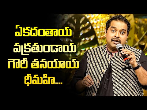 Shankar Mahadevan Performs Sri Vigneshwara Stuthi in ETV @ 20 Years Celebrations | ETV