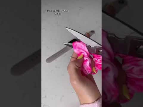 DIY scrunchies smart watch bands #Shorts