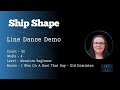 Ship Shape - Line Dance Demo - Flora Petrie