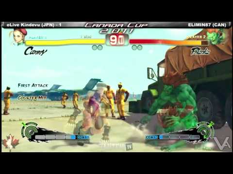 Canada Cup Gaming 2011 SSF4AE eLive Kendevu JPN vs ELIMIN87 CAN