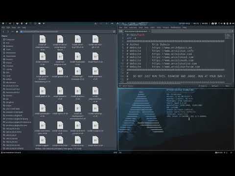 ArcoLinux : 2655 Automatic - script - How  to get the ArcoLinux-Candy-Beauty-Tela on your system 3/9