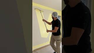 How to paint a wall fast