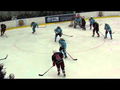 David servis ČB - Milevsko 6:0, 1.finále 2015-16 (gól Davida Nedorosta)