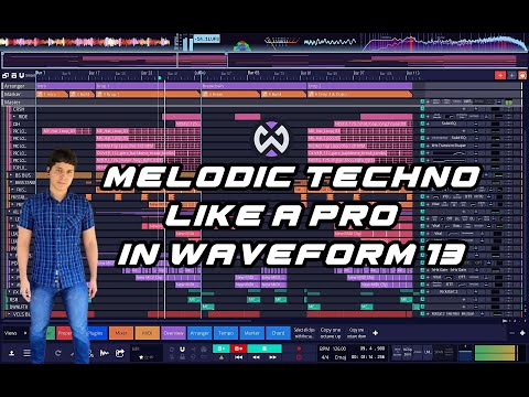 Melodic Techno Full Pro Beat [TRACKTION WAVEFORM 13] (David Revan - Red Lipstick)