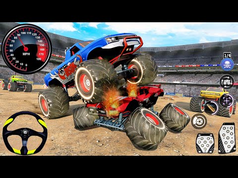 NEW! Crazy Monster Truck Demolition Derby - Ultimate 3D Car Crash Racing - Android Gameplay