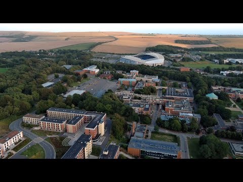 University of Sussex, Falmer Stadium & University of Brighton - Drone Footage