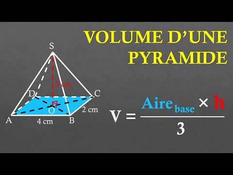 4e Calculer le volume d'une pyramide