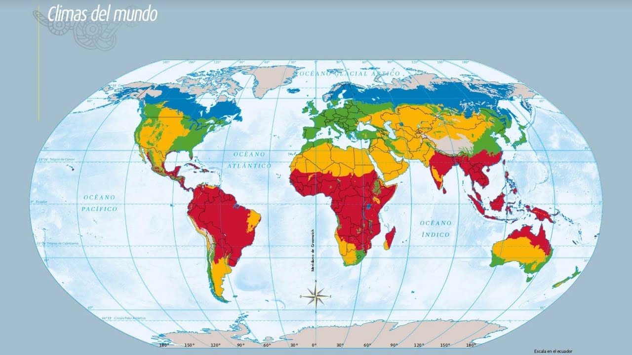 Conociendo climas del mundo con ayuda del Atlas