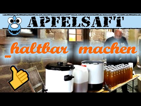 😄👍Apfelsaft selber machen🌻haltbar machen🌞einkochen