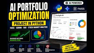 AI Portfolio Optimization Project in Python | FAISS, Gemini, RAG, Langchain & Stock Market Analysis