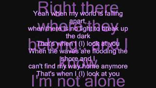 When i look at you lyrics