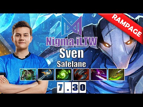 [RAMPAGE] Sven Safelane | Nigma.iLTW | 7.30 SVEN MUST RUSH SILVER EDGE | 7.30 Gameplay Highlights