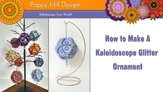 Paper Globe Ornament - Kaleidoscope Glitter Ball