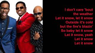 Let It Snow by Boyz II Men feat Brian McKnight (Lyrics)