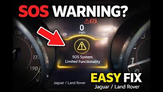 Fix SOS Limited Function Warning | Jaguar & Land Rover Telematics Battery