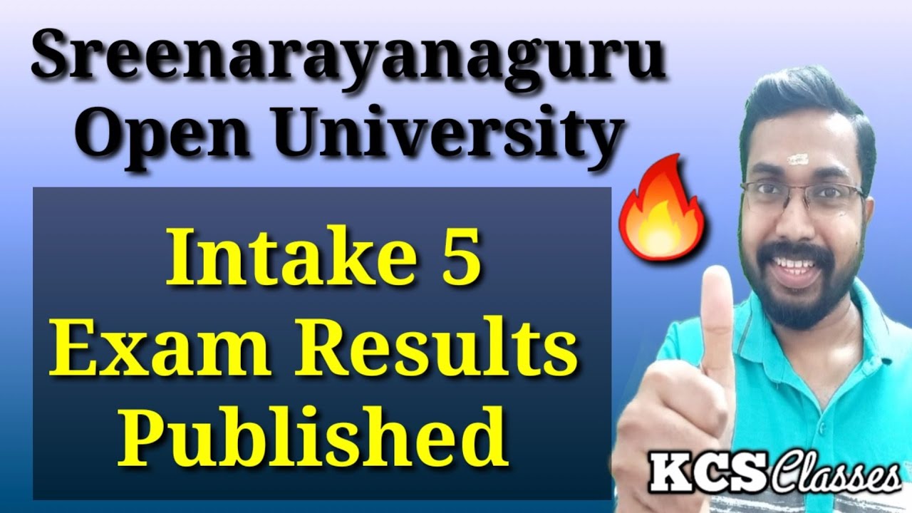 SGOU 1st Sem Exam Results Published 2025|#sreenarayanaguruopenuniversityintake5examresultspublished