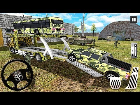 OffRoad US Army Transport Truck Simulator - Trailer Truck Transporter Duty - Android Gameplay