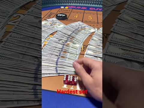 Hardway Set Craps Strategy #dice #gambling #money #crapsstrategy #shorts #shortvideo  #casinotips