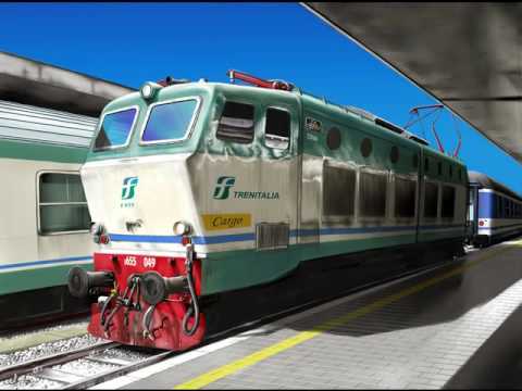 Drawing Caimano E655 FS (Ferrovie dello stato)