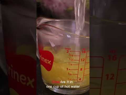 How to make stock/broth from bouillon cube #shorts