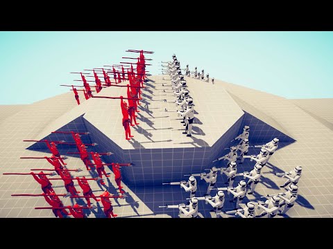 100 STORMTROOPERS STAR WARS VS 100 RANGED UNITS | Totally Accurate Battle Simulator |TABS