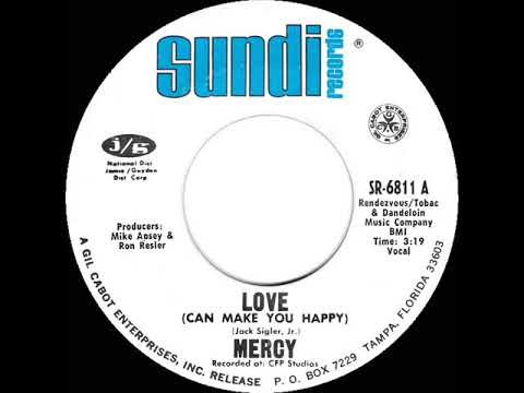 1969 HITS ARCHIVE: Love (Can Make You Happy) - Mercy (a #2 record--mono 45)
