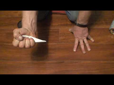 THE IMFAMOUS FAIRBAIRN GUTTER FIGHTING PAPER KNIFE - MADE FROM A PAPER CUP