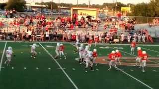 preview picture of video 'Celina 7th A football vs Melissa A ...kick off .....Bobcats win 36-14'