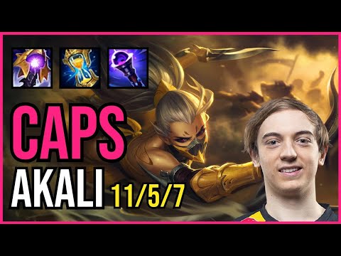 CAPS - AKALI vs NEMESIS - VEIGAR Mid - EUW Grandmaster - Patch 11.4