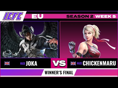 RIZE JoKa (Devil Jin/Heihachi) vs RIZE Chickenmaru (Lidia) ICFC EU: Season 2 Week 5 - Winner's Final
