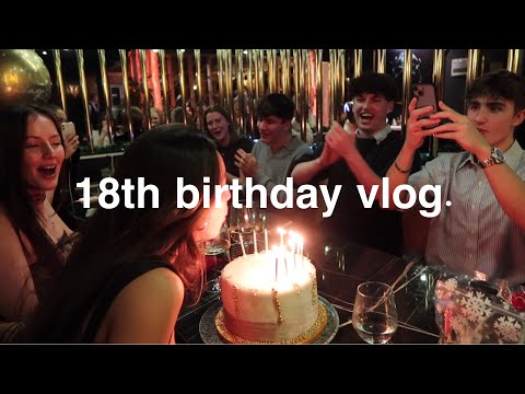 MY 18TH BIRTHDAY VLOG | dinner, drinks, friends, clubbing🍸
