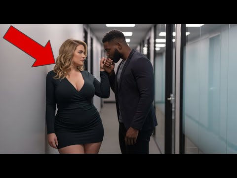 He Kissed Her Anger — And Left Only Calm 💔🔥 | Intense Office Romance (White Woman × Black Man)