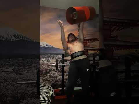 74kg Monster Dumbbell Press for 4x8 reps