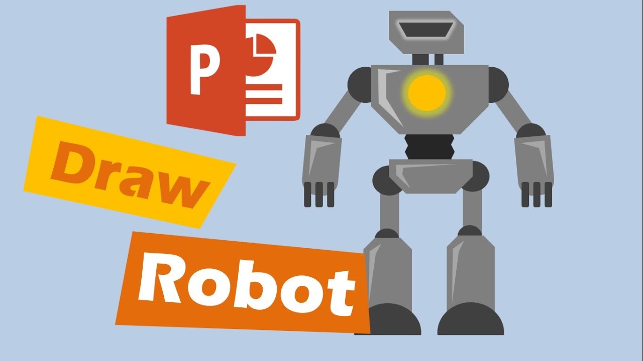 How to make ROBOT on PowerPoint 🤖🤖🤖