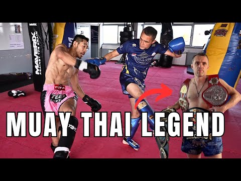 Sparring Damien Trainor (Muay Thai Legend / 2x World Champion)