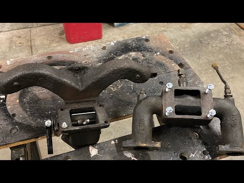 How to replace exhaust heat riser in a 1946 Jeep