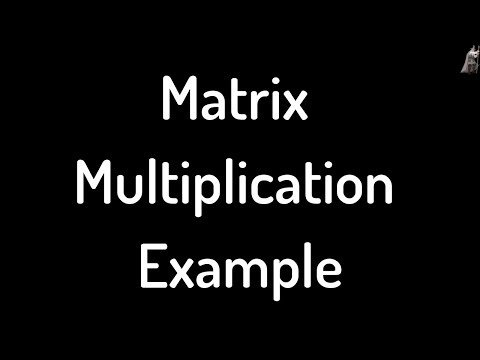 Matrix Multiplication Example 3x2 times 2x2